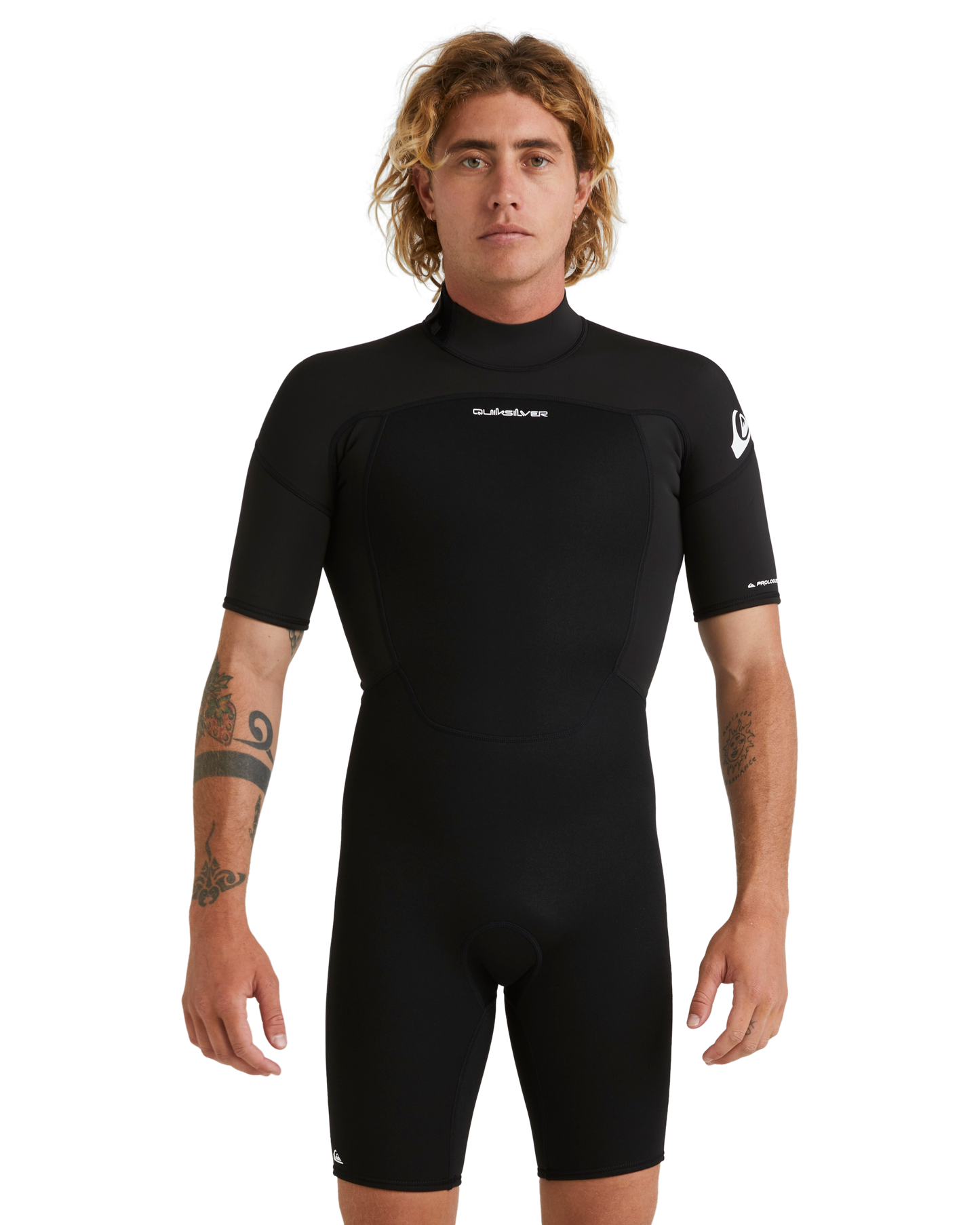 2/2 Prologue Short Sleeve Back Zip Spring Suit - Black
