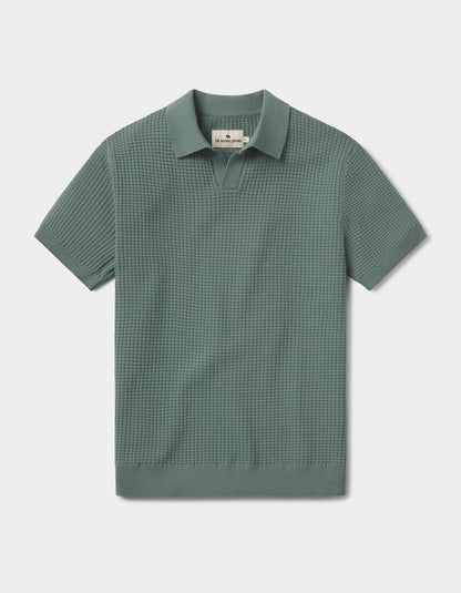 Waffle Stitch Polo