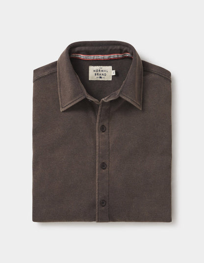 Puremeso Acid Wash Button Up Shirt