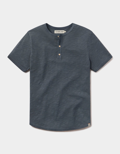Vintage Slub Henley in Waterloo
