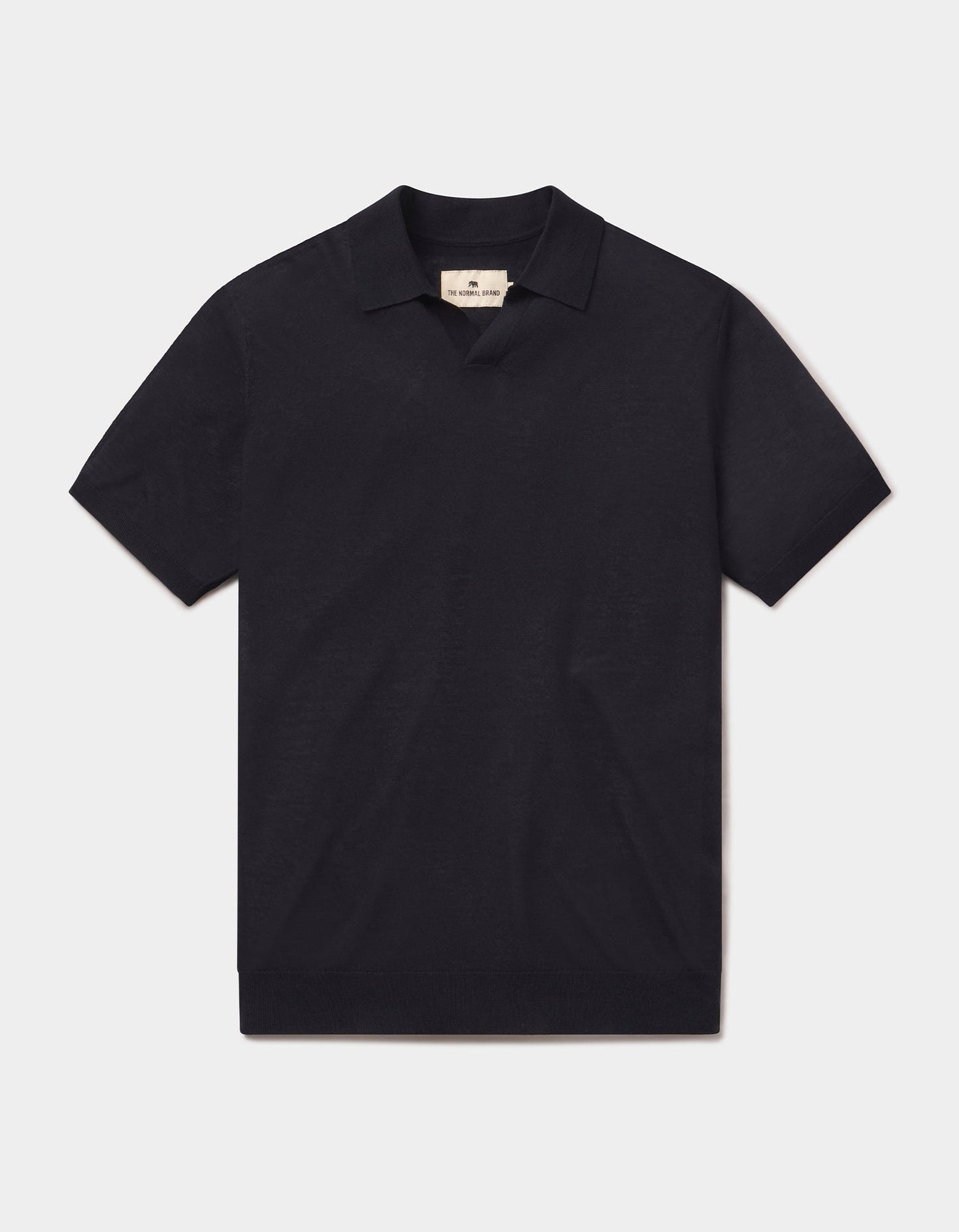 Summer Linen-Blend Polo in Navy