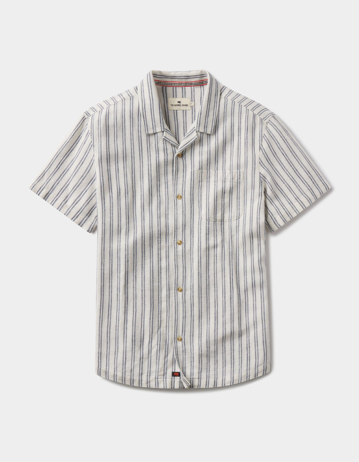 Freshwater Camp Shirt in Vintage Blue Stripe