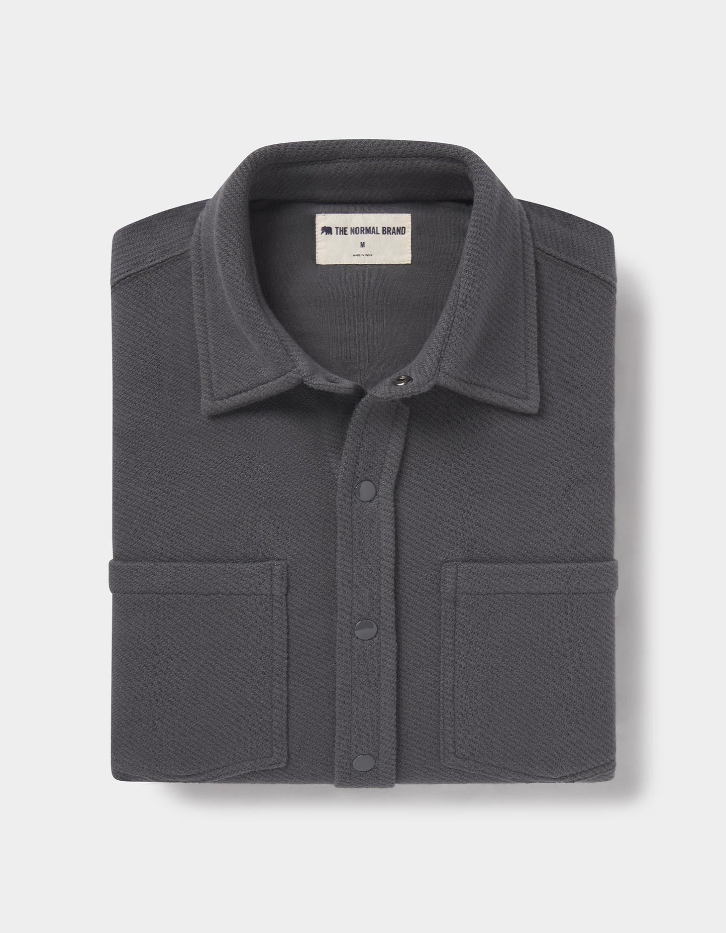 Loop Terry Button Up in Shadow