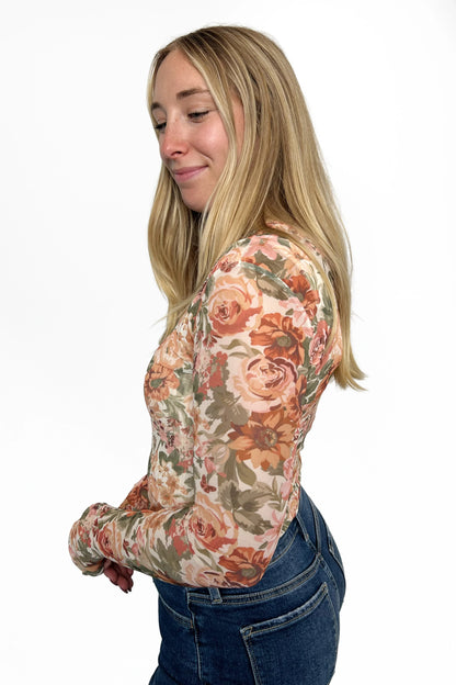 ALB Custom Women's Lightweight Bold Print Mesh Top