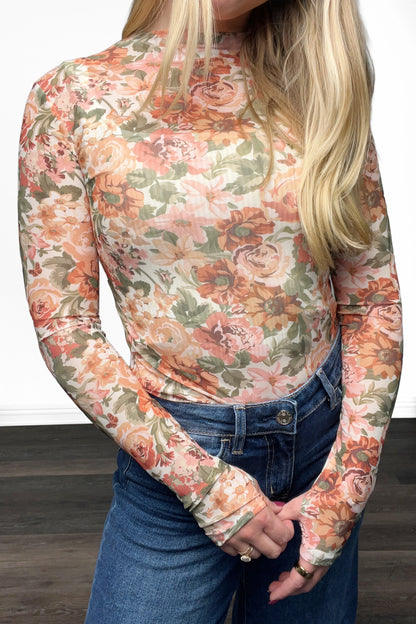 ALB Custom Women's Lightweight Bold Print Mesh Top