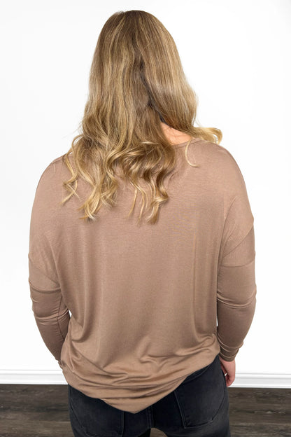 ALB Custom Women's Premium Everyday V-Neck Long Sleeve Top