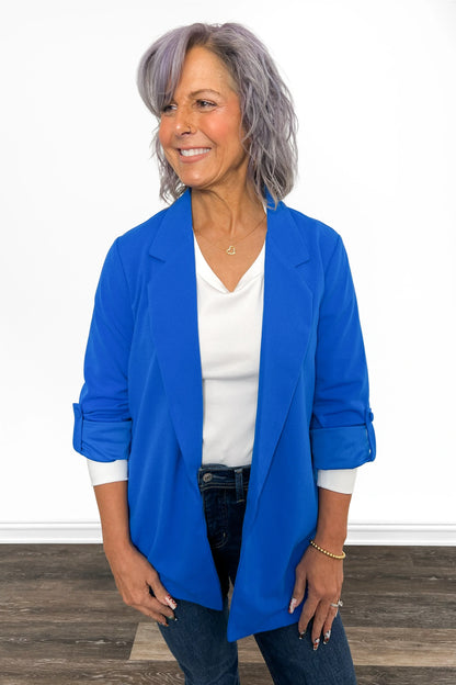 Women's Relaxed Open Front Blazer