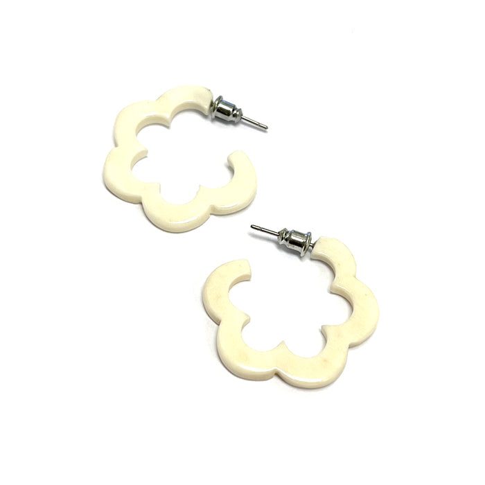 Daisy Hoop Earrings