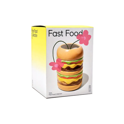 Double Cheeseburger Vase