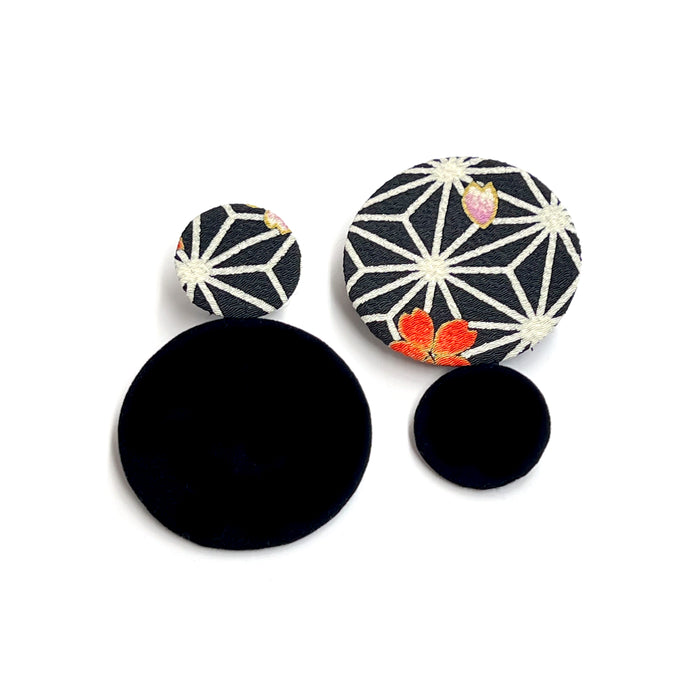 Kimono Fabric Earrings