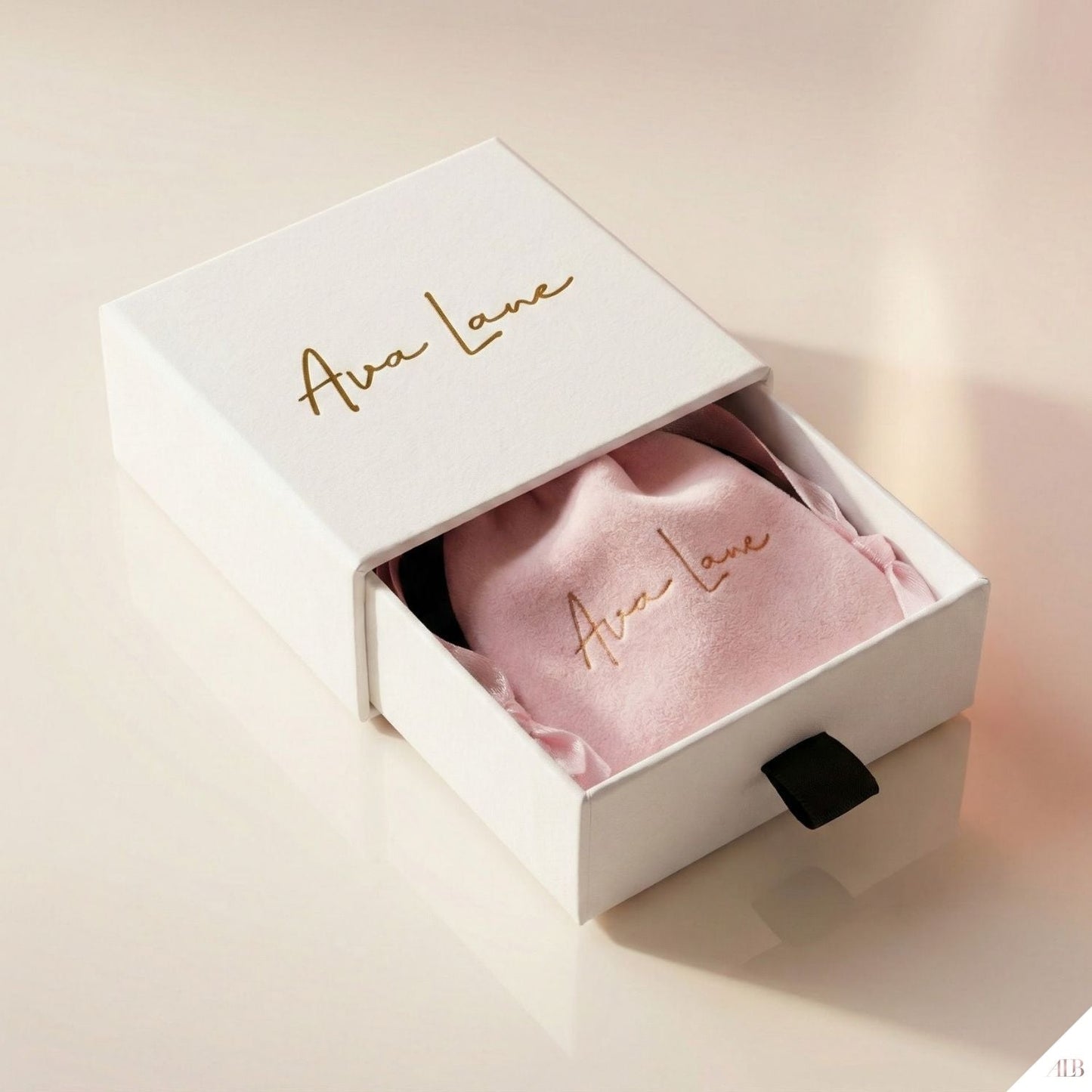 ALB Custom Modern Gold Squared Oval Hoop Earrings