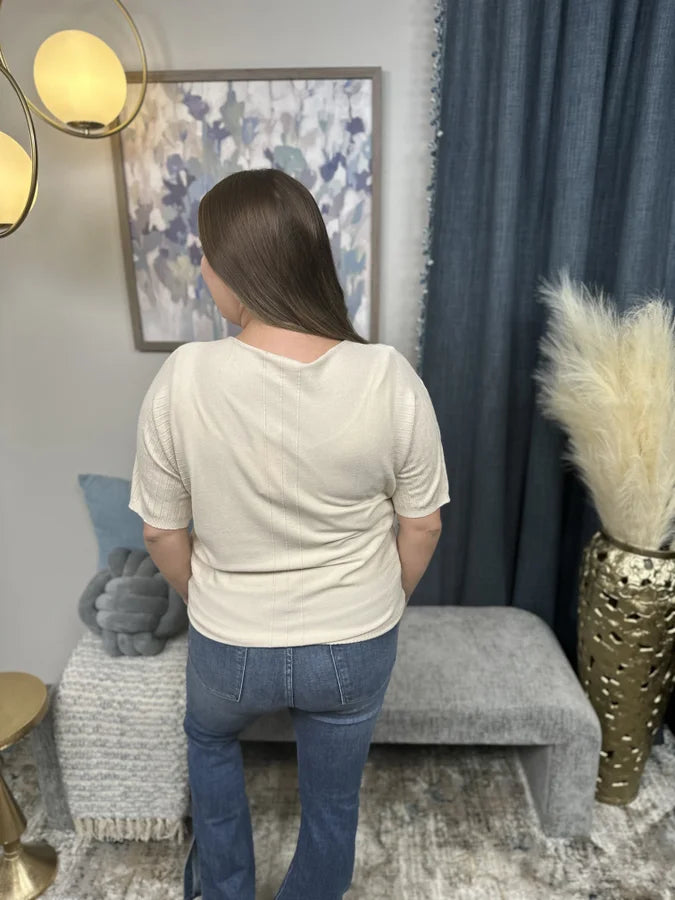 Love to See You Shine Women's Cozy Ribbed Hi-Lo Top