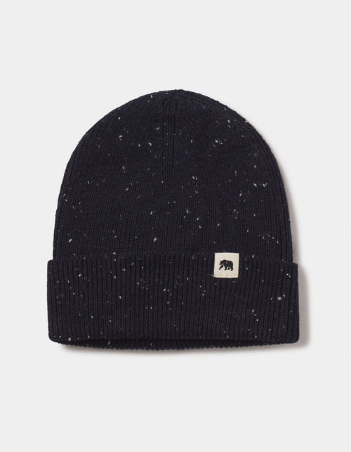 Seawool Nep Beanie in Navy