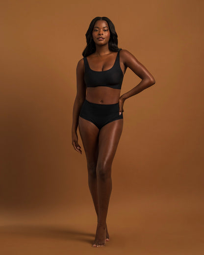 LAYER ZERO SEAMLESS COMFORT NYLON SHAPING BRIEF
