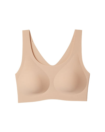 LAYER ZERO SEAMLESS WIRELESS NYLON FULL COVERAGE BRA