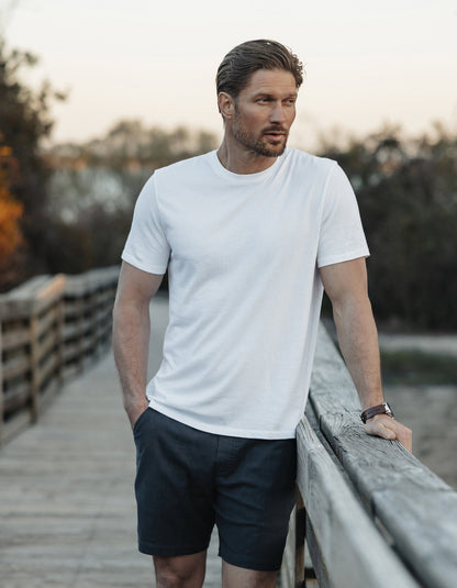 Normal Jersey Classic Tee in White
