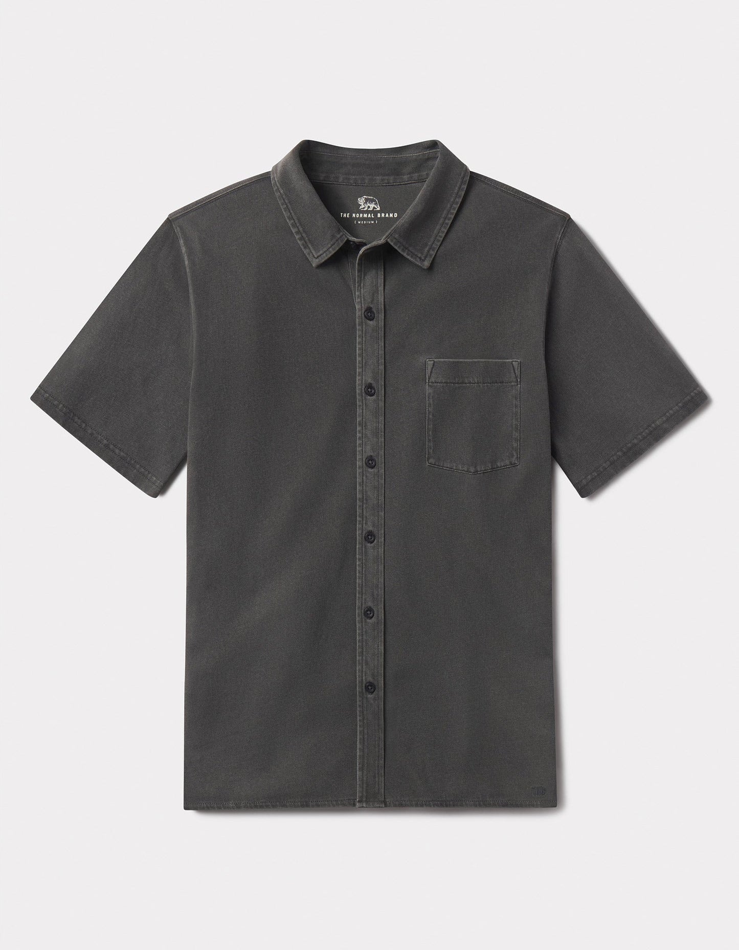 Normal Jersey Button Up in Shadow