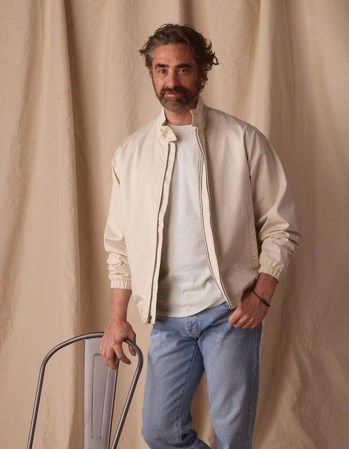 The Harrington Jacket in Light Khaki