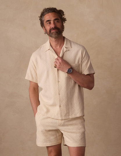 Freshwater Resort Shirt in Motivo Chalk
