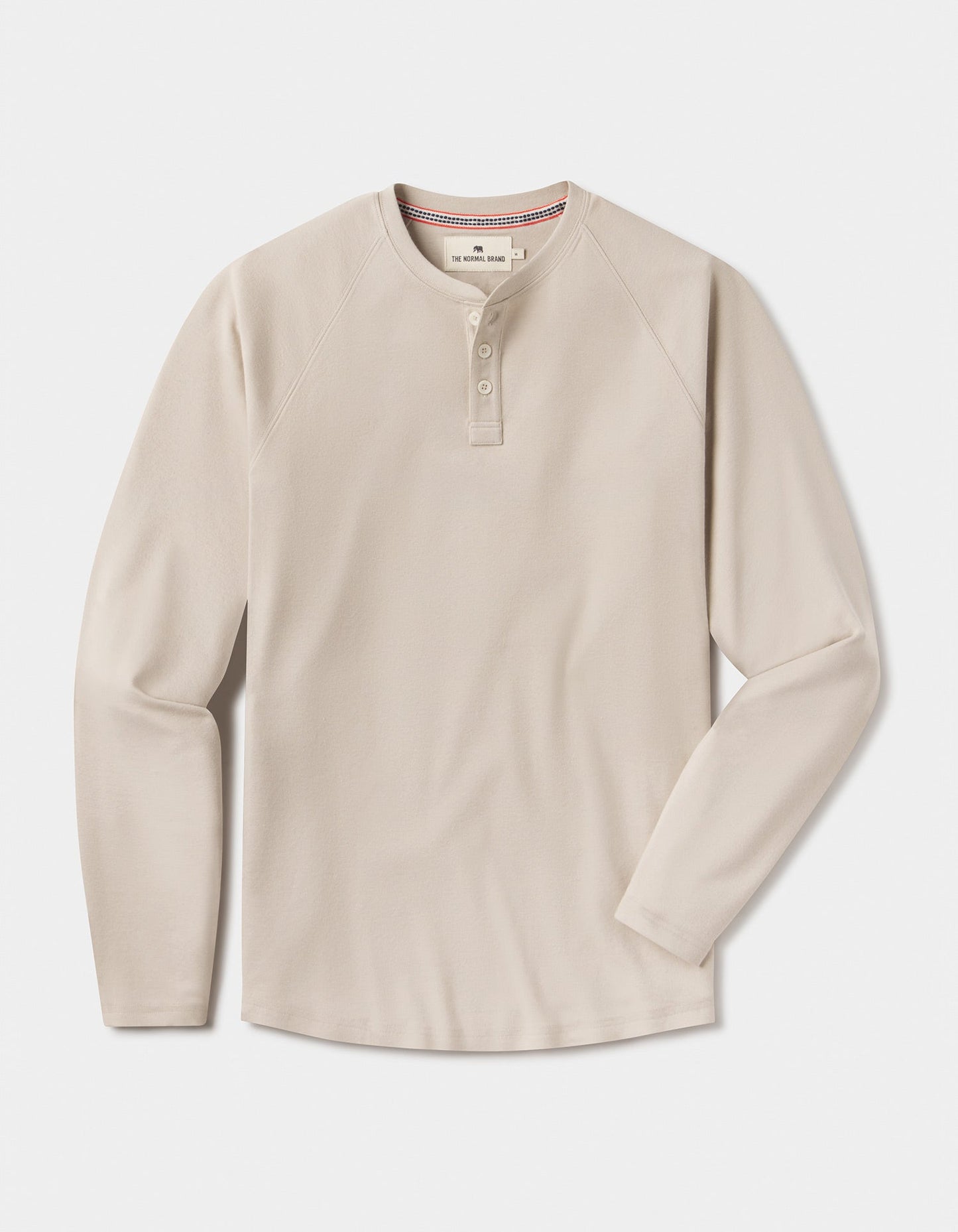 Puremeso Everyday Henley in Pumice