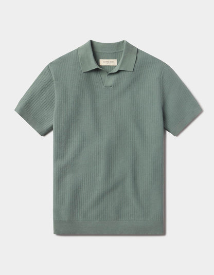 Breezeknit Polo in Juniper