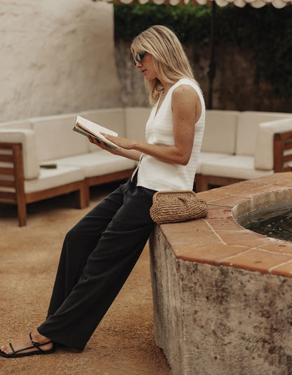 Sueded Costa Drawcord Pant