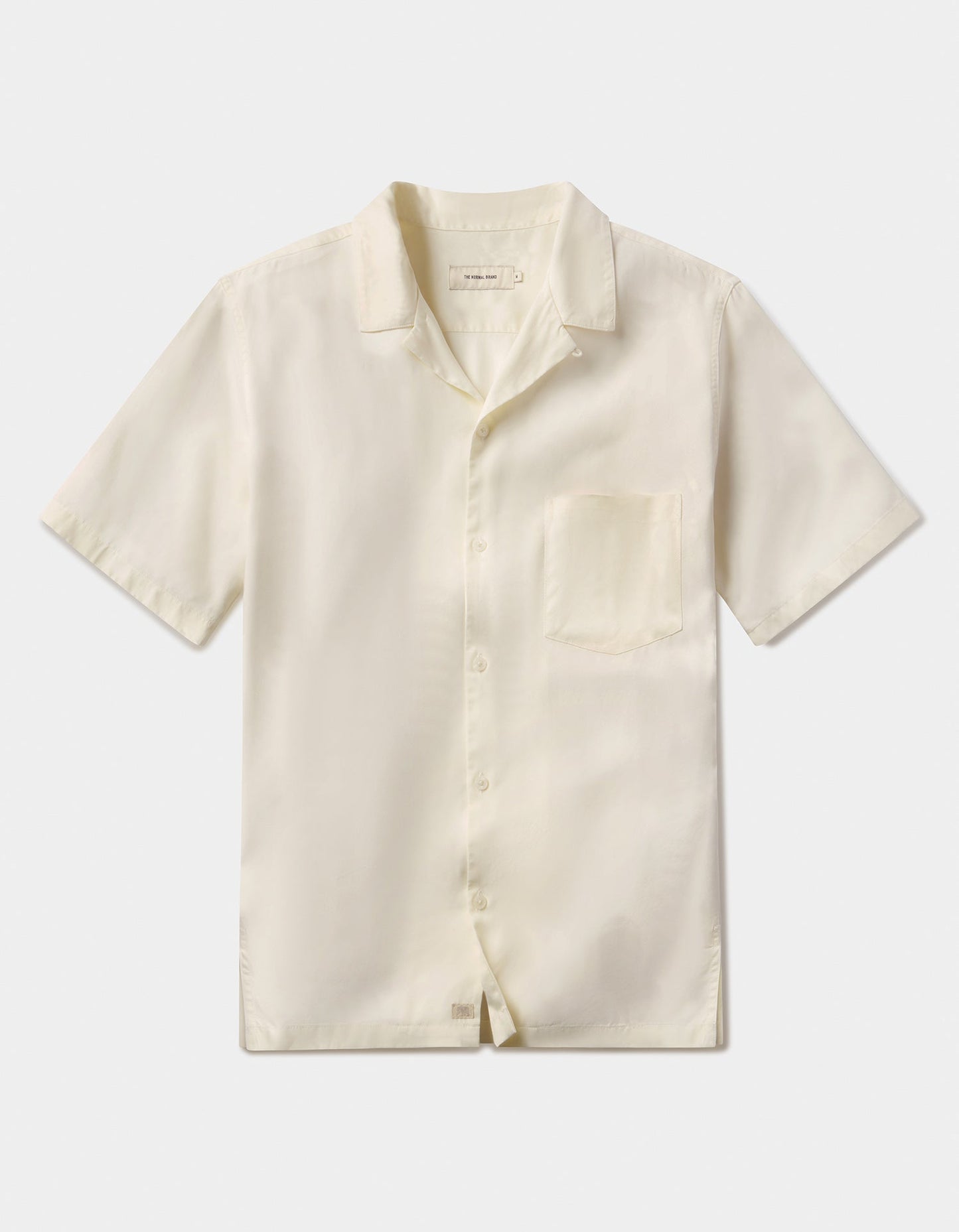 Sueded Costa Resort Shirt in Ivory