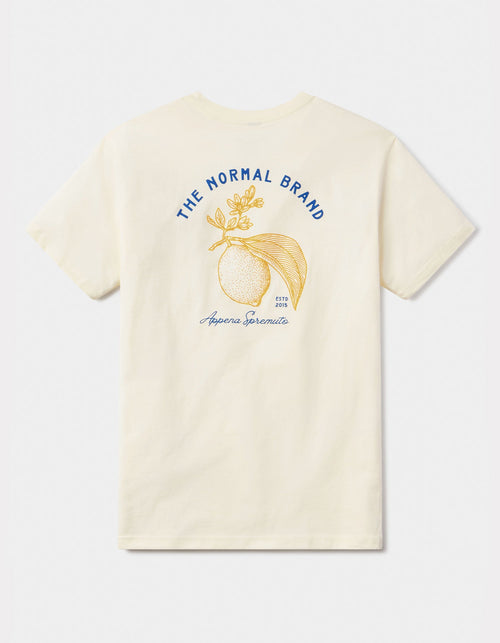 Lemon Squeeze Tee in Natural