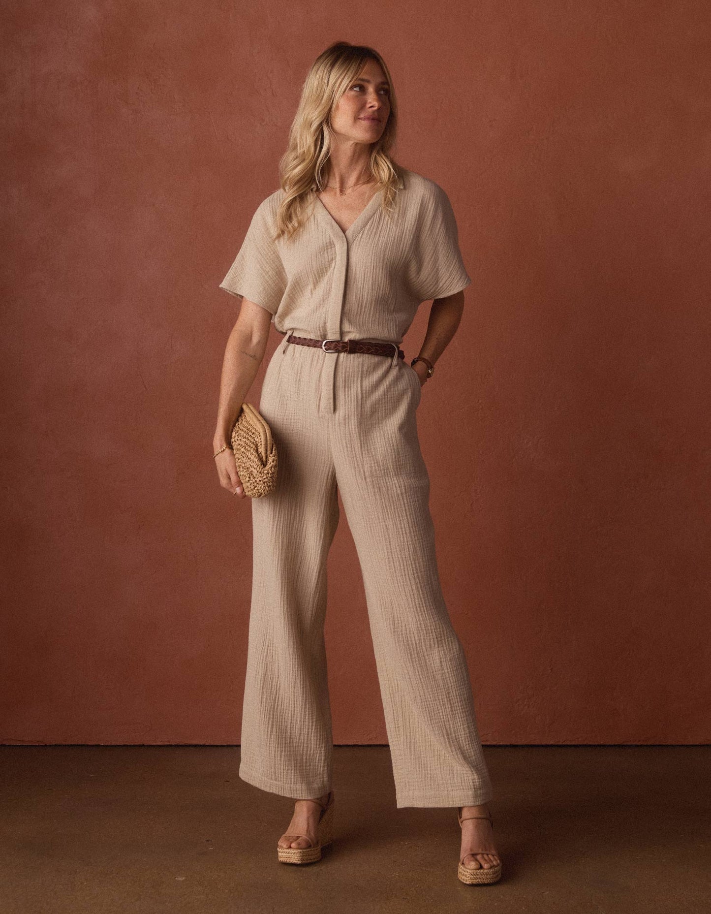Kalo Jumpsuit in Pumice