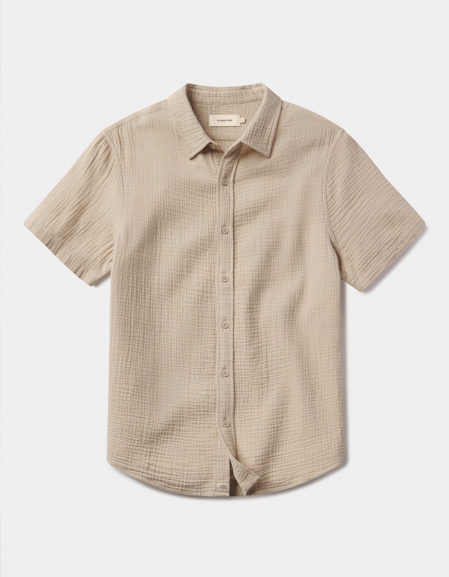 Kalo Short Sleeve Button Up in Pumice