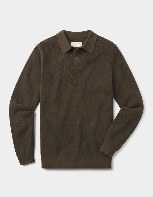Robles Knit Waffle Stitch Polo