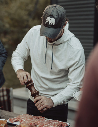 Waxed Canvas Cap in Brown