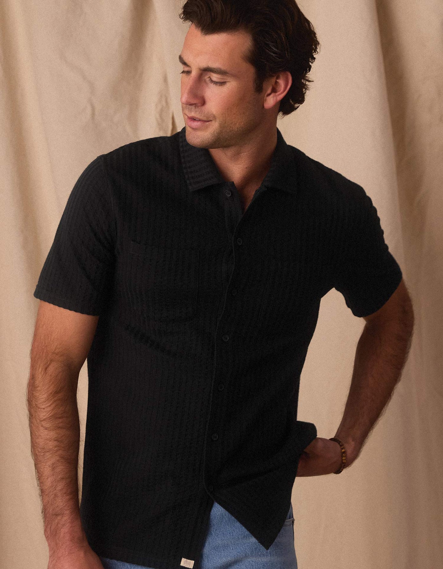 Knit Getaway Button Up