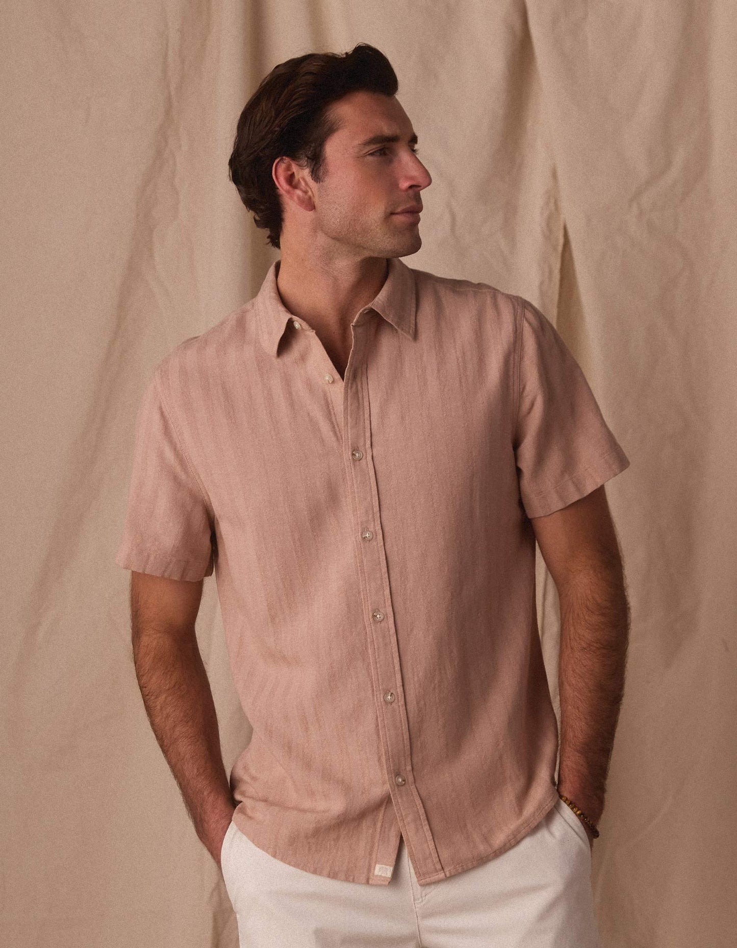 Freshwater Short Sleeve Button Up Shirt