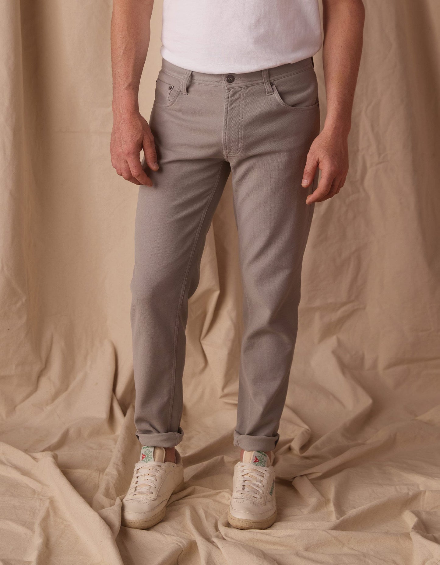 Comfort Terry Pant in Greystone
