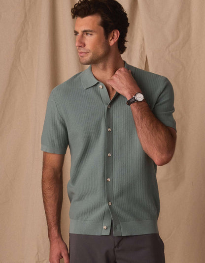 Breezeknit Button Up 2