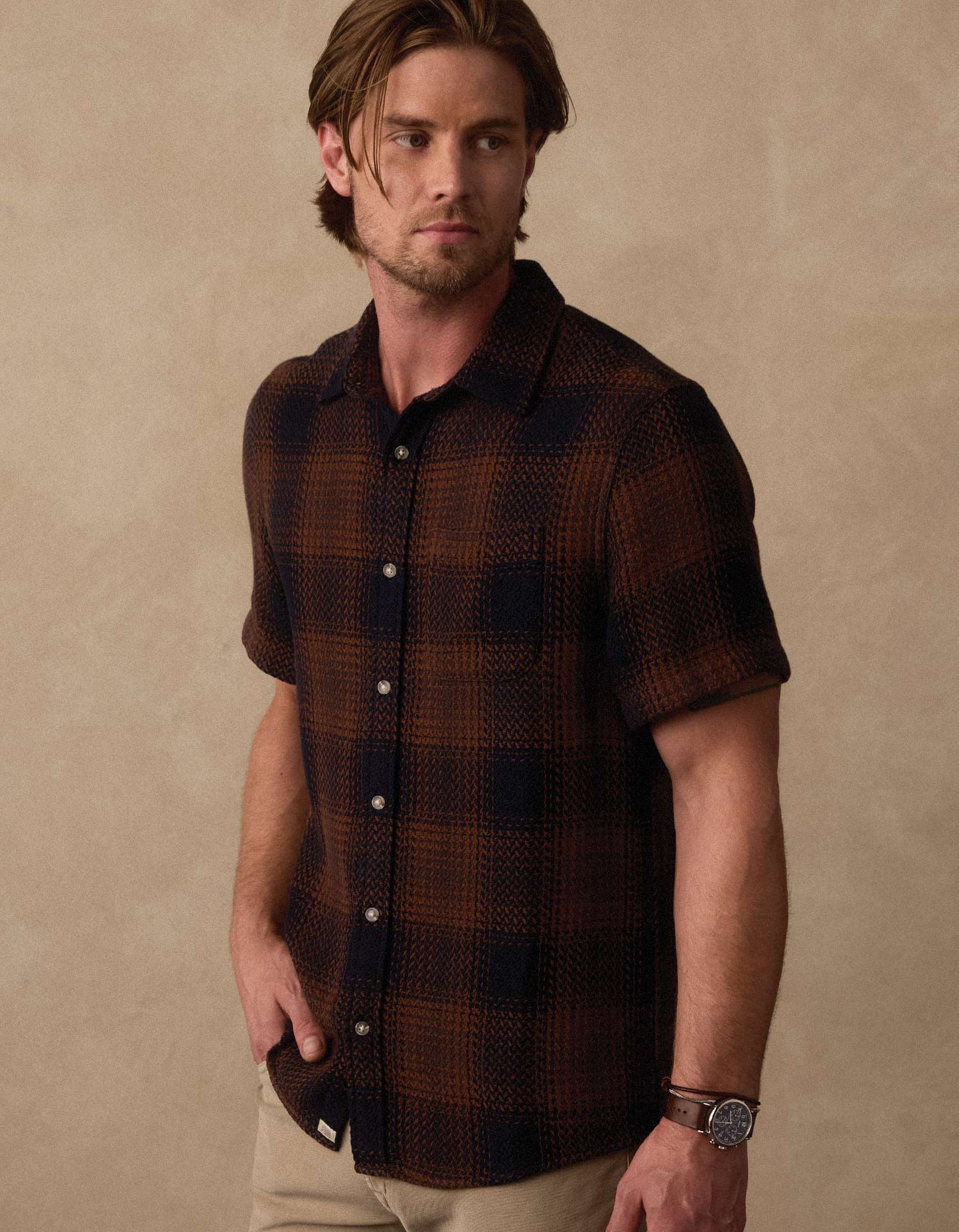 Freshwater Short Sleeve Button Up Shirt