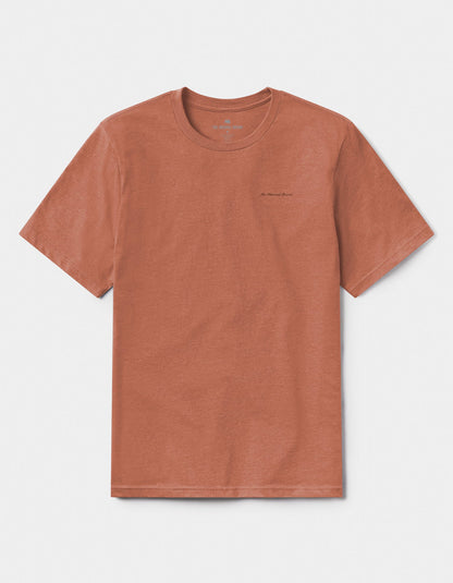 Illustrated Bear Tee in Redwood