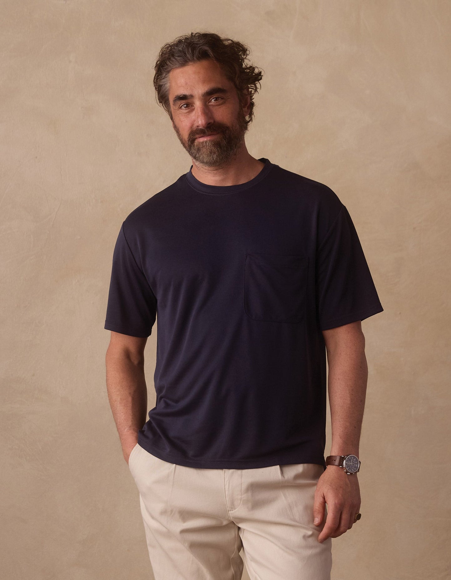 Laidback Tee in Navy