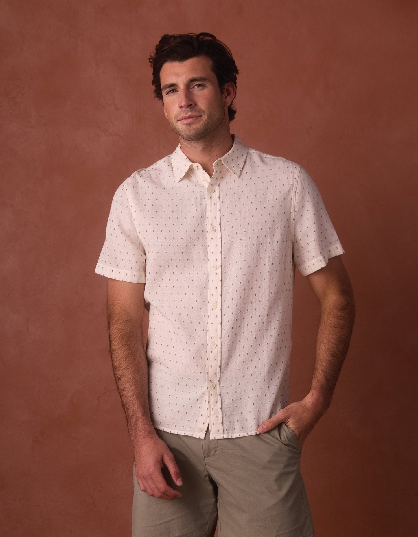 Freshwater Everyday Shirt in Nep Dobby