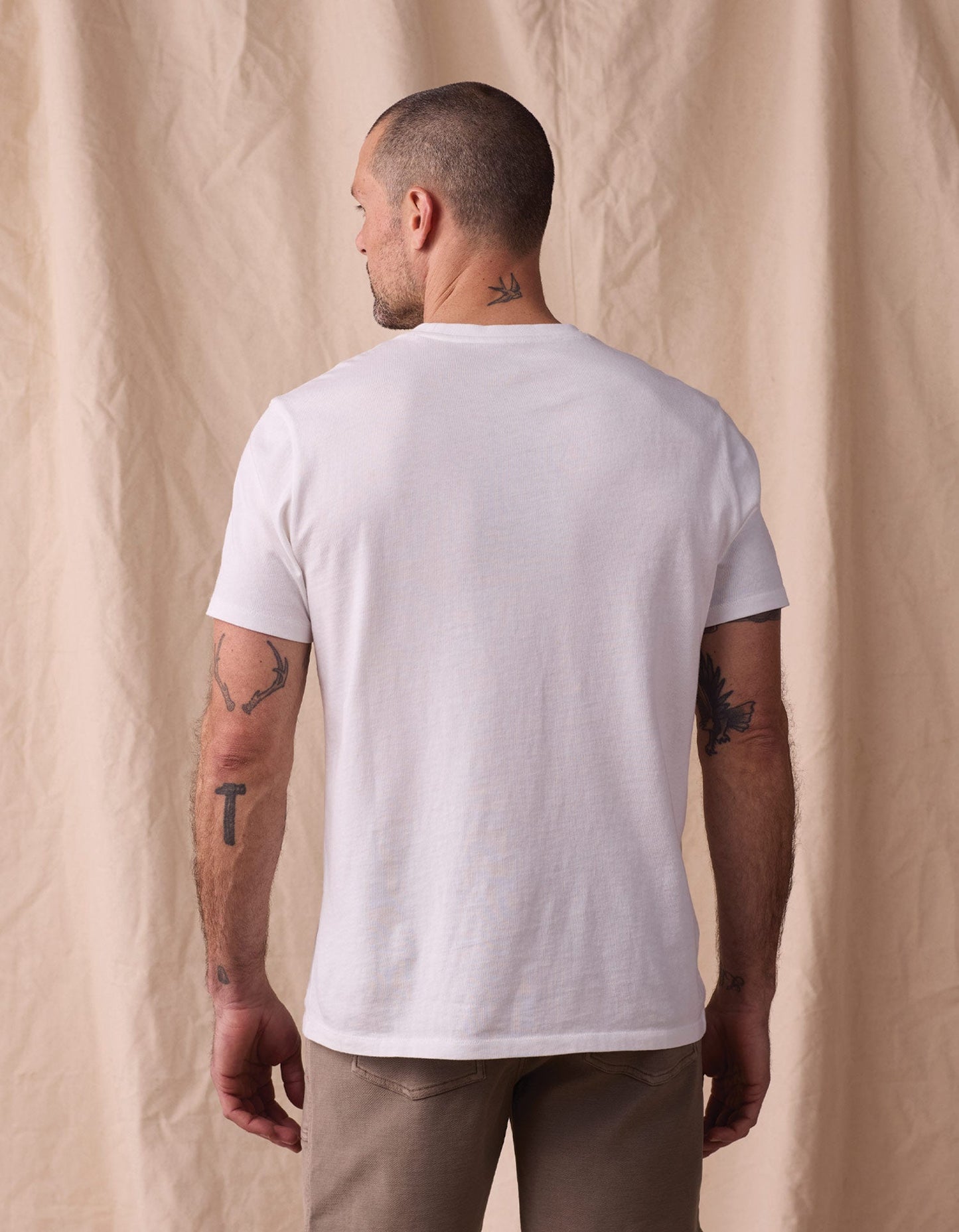Normal Jersey Classic Tee in White