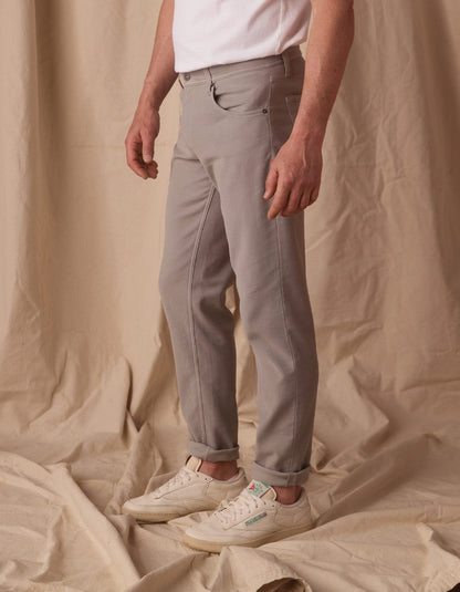 Comfort Terry Pant in Greystone