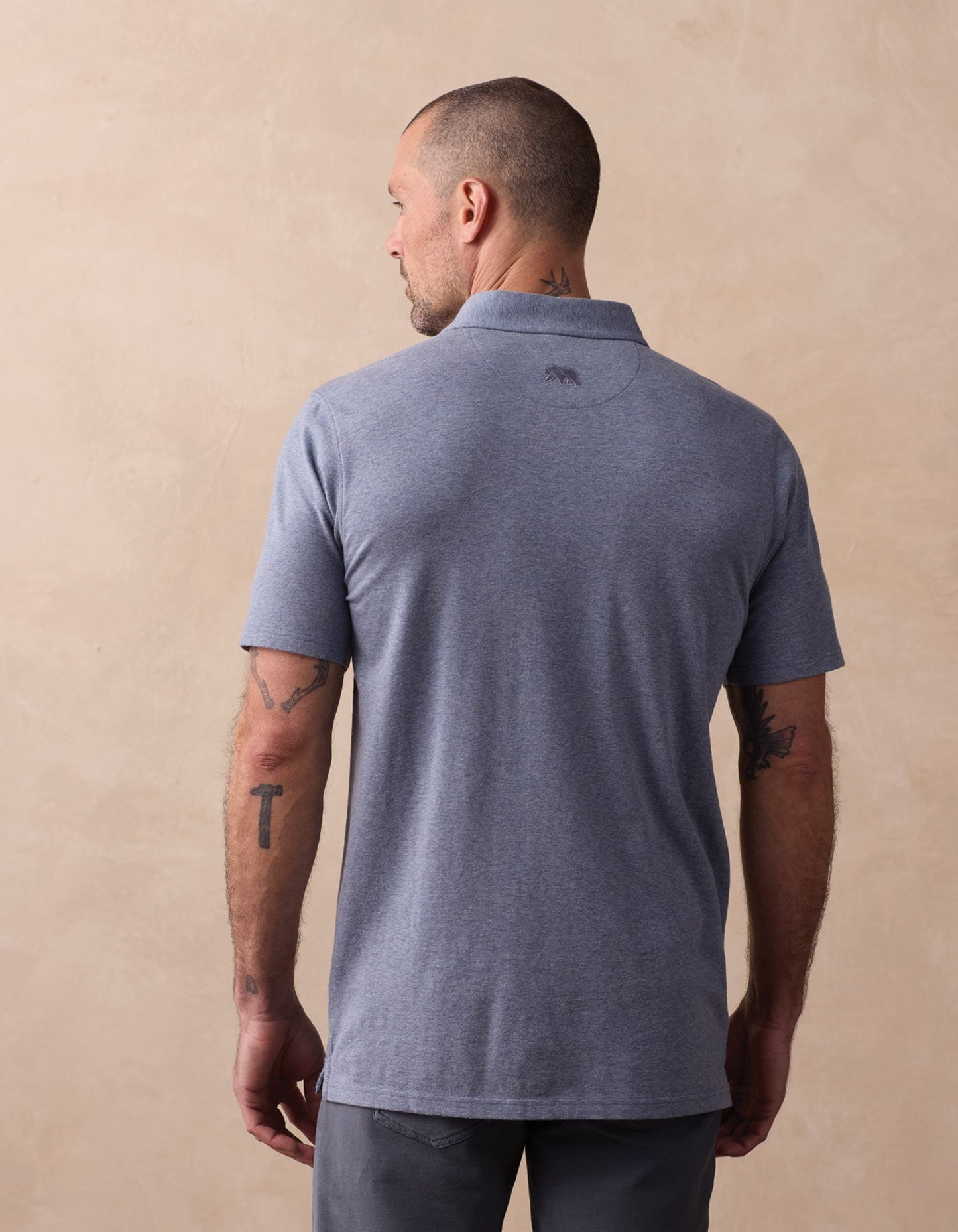 Active Puremeso Everyday Polo in Lake Blue