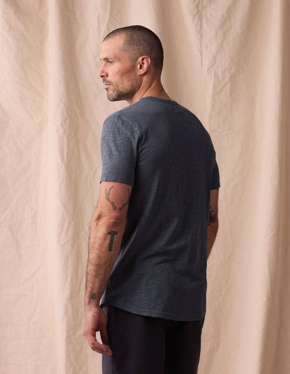 Vintage Slub Henley in Waterloo