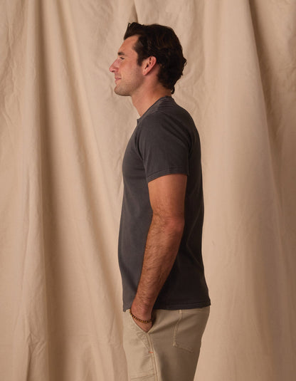 Normal Jersey Henley in Shadow