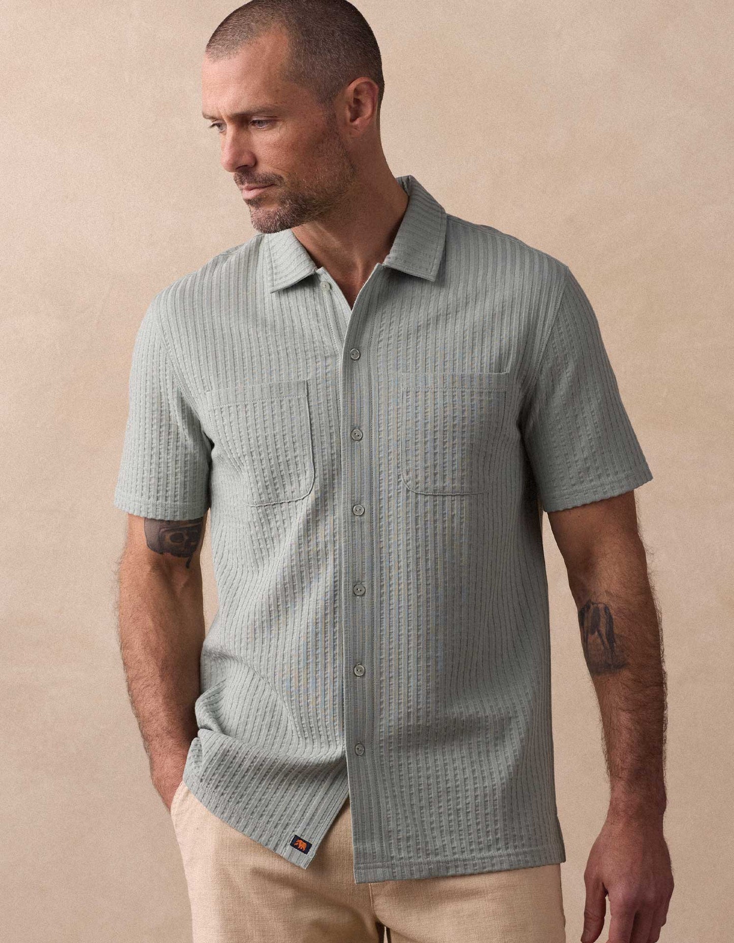 Knit Getaway Button Up