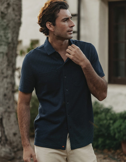 Knit Getaway Button Up