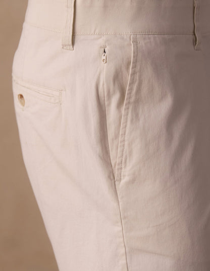 Stretch Chino Short in Stone