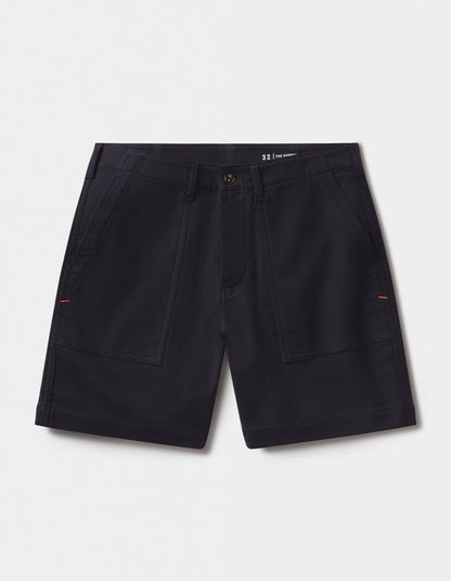 Comfort Terry Utility Short in Navy