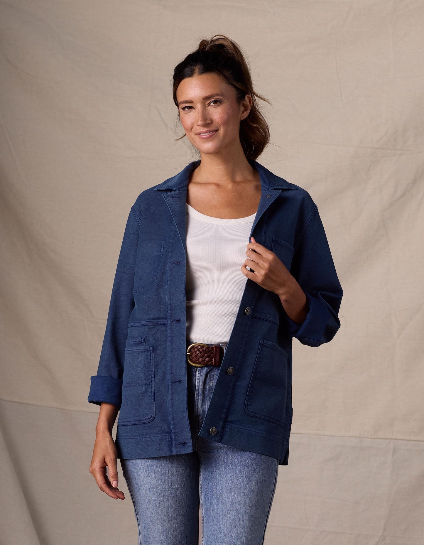 Women's Comfort Terry Chore Coat